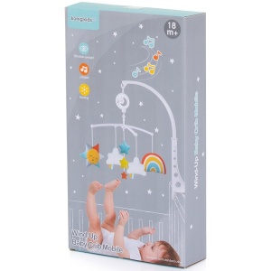 Carusel muzical pentru patut Chipolino Pink elephant - Img 3