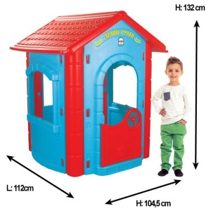 Casuta pentru copii Pilsan Happy House blue - Img 2