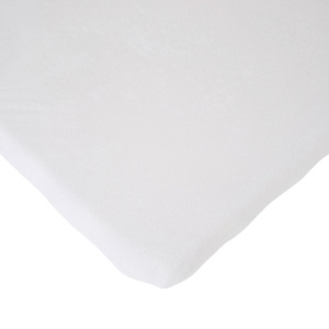 Cearsaf saltea 75x95 cm Childhome, Tricot Alb