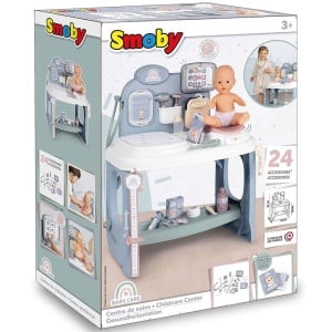 Centru de ingrijire pentru papusi Smoby Baby Care Center albastru cu accesorii - Img 8