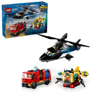 Elicopter, camion de pompieri si submarin remixate