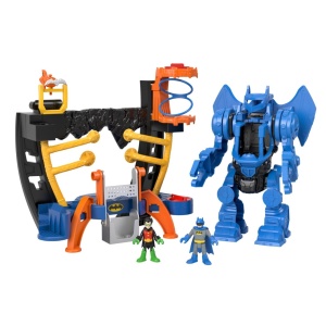 FISHER PRICE IMAGINEXT DC SUPER FRIENDS ROBOT BATMAN SI CENTRU DE COMANDA - Img 3