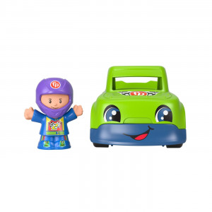 FISHER PRICE LITTLE PEOPLE VEHICUL RACE 10CM - Img 2