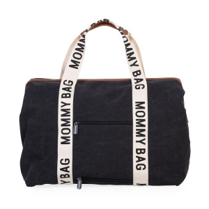 Geanta de infasat Childhome Mommy Bag Signature Negru - Img 2