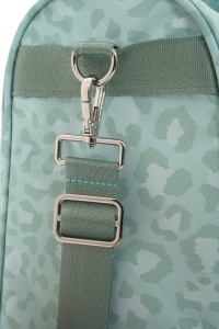 Geantă pentru scutece și accesorii bebe, SnapPack, Carry Bliss, verde leo print - Img 5