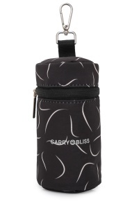 Geanta termoizolanta pentru biberon si lapte matern MilkMate, Carry Bliss, wave negru