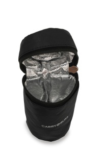 Geanta termoizolanta pentru biberon si lapte matern, Mini MilkMate, 0,8l, Carry Bliss, negru - Img 5