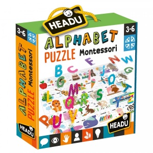 Headu Montessori - Puzzle Alfabet 3D