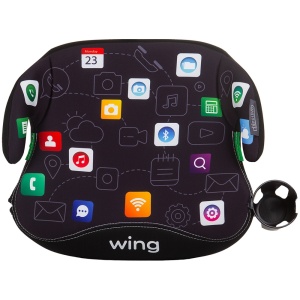 Inaltator auto Chipolino Wing I-Size 125-150 cm display cu sistem Isofix - Img 1