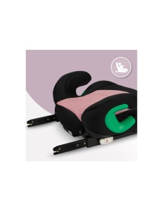 Inaltator auto cu isofix, i-size 135-150 cm , Momi Venko - Pink - Img 3