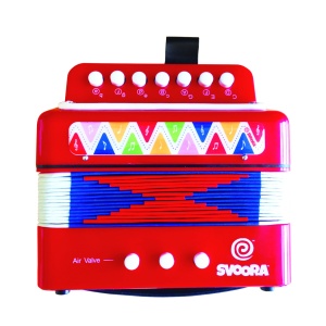 Instrument muzical acordeon rosu, Svoora - Img 4