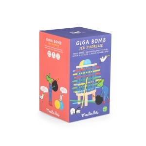 Joc de indemanare si suspans Giga bomb, Moulin Roty
