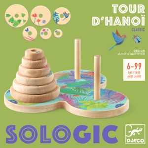 Joc de logica Turnul din Hanoi, Djeco - Img 3