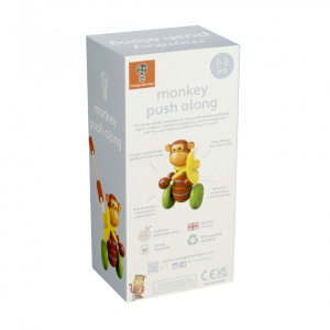 Jucarie de impins maimutica, Orange Tree Toys - Img 3