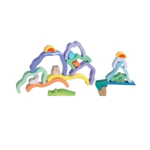 Jucarie din lemn de stivuit pentru copii - Natura - Img 6