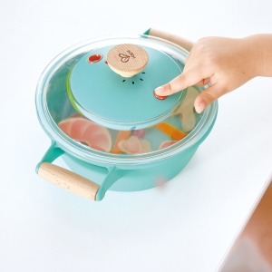 Jucarie - Set de gatit alimente la aburi pentru copii (16 piese) - Img 6