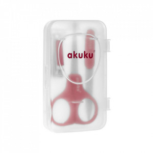 Kit de manichiura pentru bebelusi Akuku A0042 Rosu