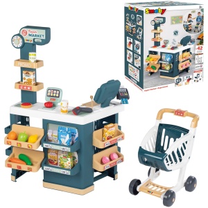 Magazin pentru copii Smoby Super Market cu 42 accesorii - Img 7