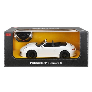 MASINA CU TELECOMANDA PORSCHE CARRERA S ALB CU SCARA 1 LA 12