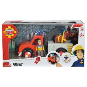 Masina de pompieri Simba Fireman Sam Phoenix cu figurina si cal - Img 10