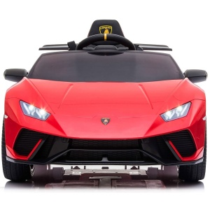 Masinuta electrica Chipolino Lamborghini Huracan red cu scaun din piele si roti EVA - Img 2