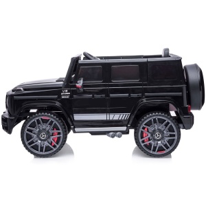 Masinuta electrica Chipolino SUV Mercedes G63 AMG cu scaun din piele si roti EVA black - Img 2