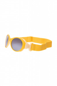 Ochelari de soare pentru copii MOKKI Click & Change, protectie UV, galben, 0-2 ani, set 2 perechi
