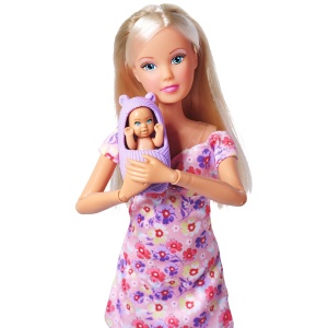 Papusa Simba Steffi Love Hello Baby 29 cm cu accesorii - Img 4