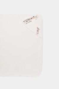Paturica din bumbac organic Girafe, BabyCosy, Ecru, 85X85 cm