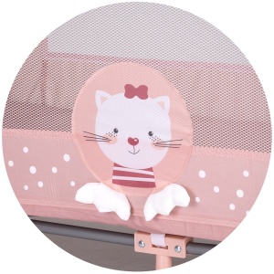 Patut pliabil Chipolino Capri Cat pink - Img 4