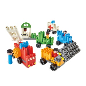 PolyM - Vehicule de jucarie pentru copii (130 piese) - Img 3