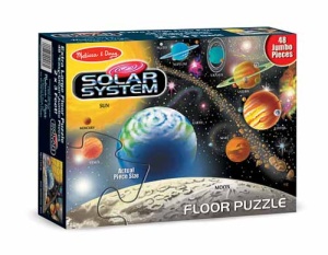 Puzzle de podea Sistemul Solar Melissa and Doug - Img 2
