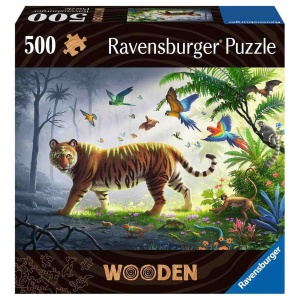 Puzzle Lemn Tigru, 500 Piese - Img 2