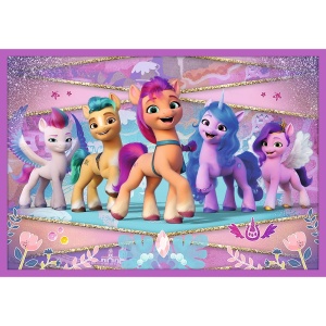 PUZZLE TREFL 10IN1 MY LITTLE PONY - PONEII STRALUCITORI - Img 3