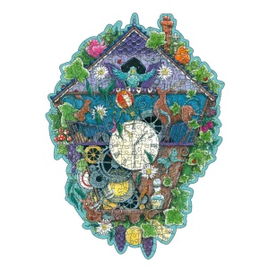 Ravensburger - Puzzle lemn ceas 300 piese