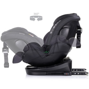 Scaun auto Chipolino Hypnotic I-Size 40-150 cm cu sistem Isofix si sezut rotativ anthracite - Img 7