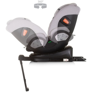 Scaun auto Chipolino Tourino I-Size 40-150 cm ash grey cu sistem Isofix - Img 7