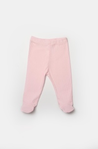 Set 4 piese:body, pantaloni, baveta si caciulita Bamboo, roz, BabyCosy, 50% bumbac+50%bambus