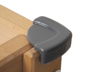 Set 4 protectii pentru colturi mobila BabyJem, antracit