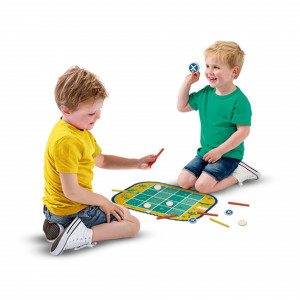 Set de 3 jocuri copii Connect Four, Dots and Boxes si joc de stivuire - Img 3