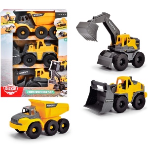 Set Dickie Toys Construction Set cu 3 vehicule 16 cm - Img 7
