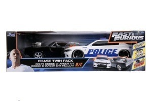 SET MASINUTE FAST AND FURIOUS RC TOYOTA SUPRA&DODGE CHARGER SRT SCARA 1:16 - Img 8