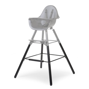 Set picioare cu suport pentru scaun de masa Childhome Evolu Negru - Img 2