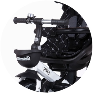 Tricicleta Chipolino Pegas cu sezut reversibil anthracite - Img 11