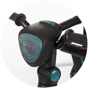 Tricicleta cu copertina si sezut reversibil Chipolino Derby teal - Img 9