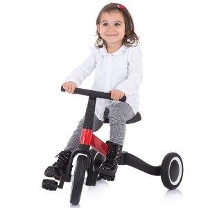 Tricicleta si bicicleta Chipolino Smarty 2 in 1 red - Img 7