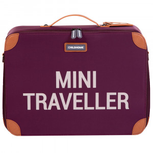 Valiza pentru copii Childhome Mini Traveller Visiniu - Img 1