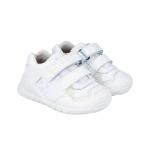 Adidasi Primii Pasi pentru Copii Biomecanics, Alb