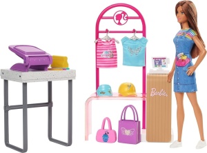 BARBIE SET BARBIE MAGAZINUL DE IMPRIMAT - Img 2