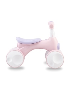 Bicicleta cu lumini, sunet si difuzor de balonase, Momi Tobis - Pink - Img 2